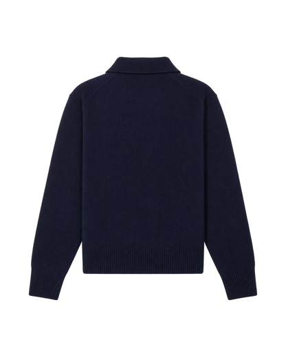 Heritage Yankees Serif Cashmere Polo - Navy/White