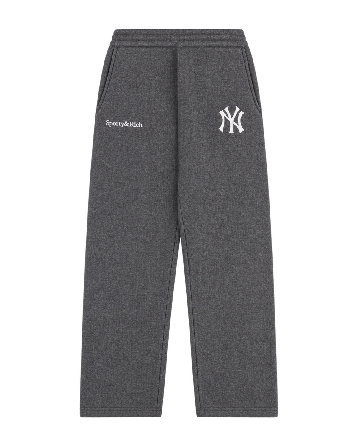 Heritage Yankees Serif Cashmere Trousers - Dark Grey/White