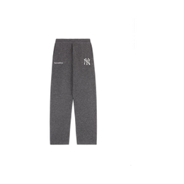 Heritage Yankees Serif Cashmere Trousers - Dark Grey/White