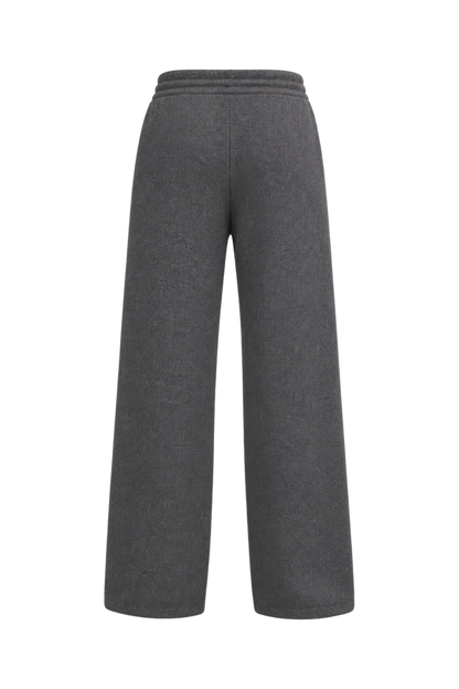 Heritage Yankees Serif Cashmere Trousers - Dark Grey/White