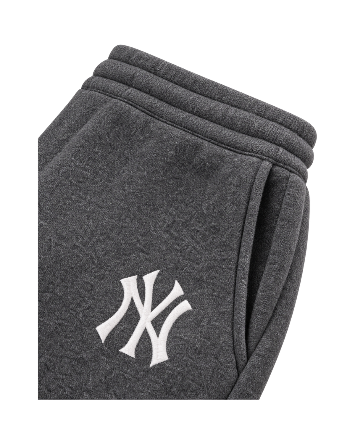 Heritage Yankees Serif Cashmere Trousers - Dark Grey/White