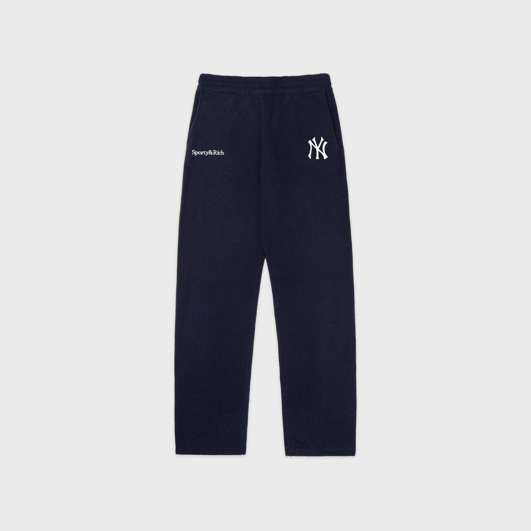 Heritage Yankees Serif Cashmere Trousers - Navy/White