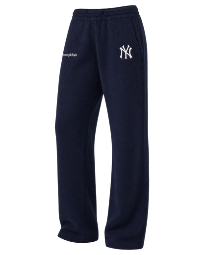 Heritage Yankees Serif Cashmere Trousers - Navy/White