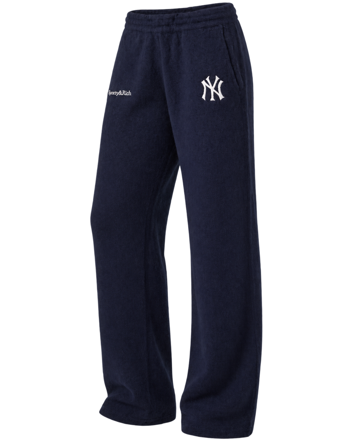 Heritage Yankees Serif Cashmere Trousers - Navy/White
