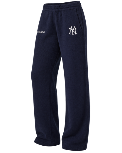 Heritage Yankees Serif Cashmere Trousers - Navy/White