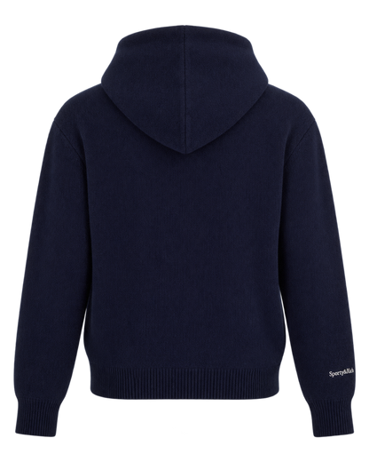 Heritage Yankees Serif Cashmere Zip Hoodie - Navy/White