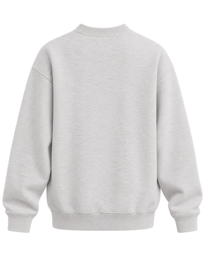 Heritage Yankees Serif Crewneck - Heather Gray/Navy
