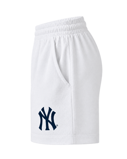 Heritage Yankees Serif Disco Short - White/Navy