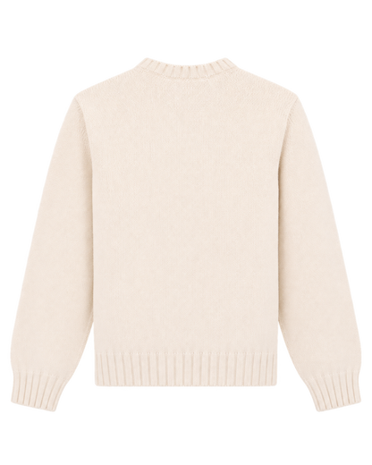 Heritage Yankees Serif Knitted Sweater - Ecru/Navy
