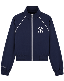 Heritage Yankees Serif Retro Track Jacket - Navy/White