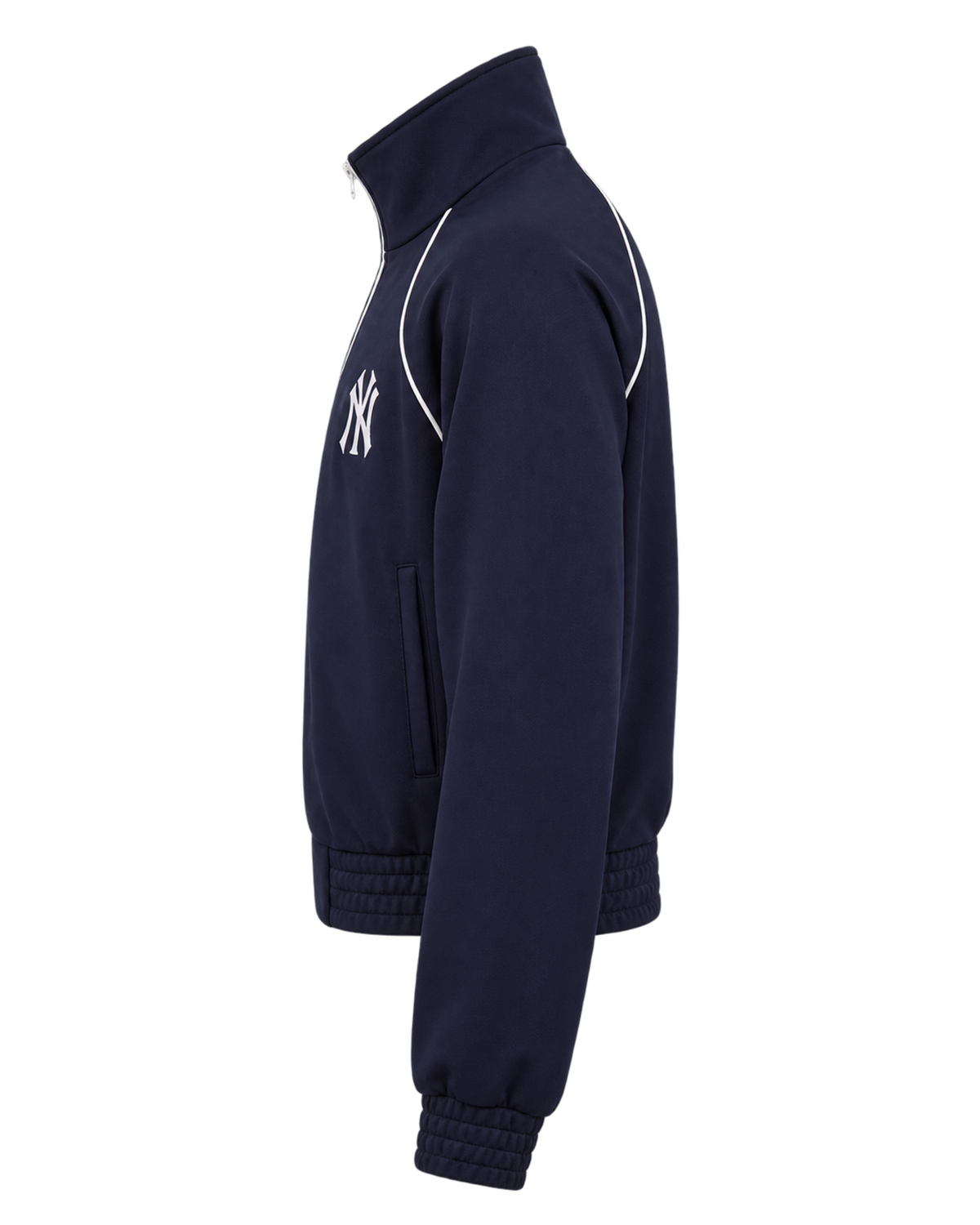 Heritage Yankees Serif Retro Track Jacket - Navy/White