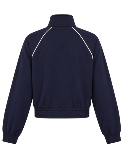 Heritage Yankees Serif Retro Track Jacket - Navy/White