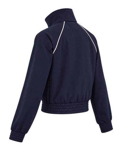 Heritage Yankees Serif Retro Track Jacket - Navy/White