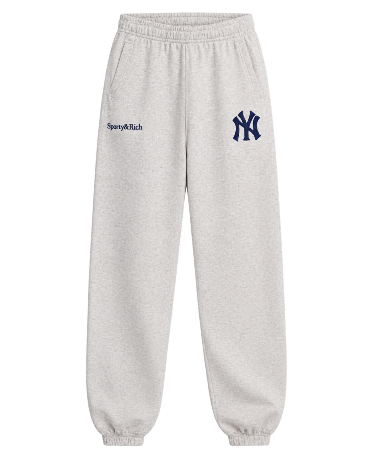 Heritage Yankees Serif Sweatpant - Heather Gray/Navy