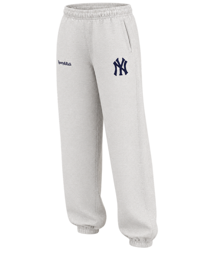Heritage Yankees Serif Sweatpant - Heather Gray/Navy