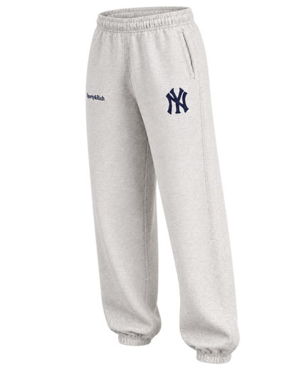 Heritage Yankees Serif Sweatpant - Heather Gray/Navy