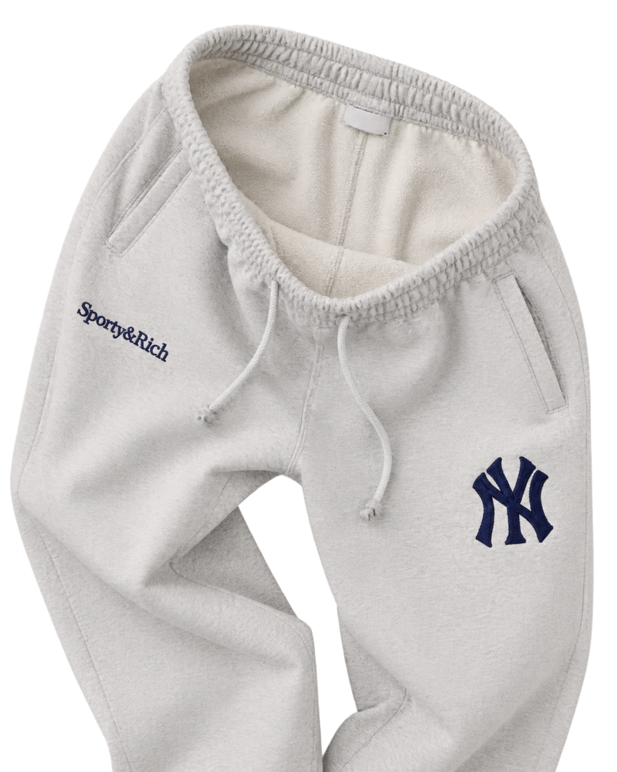 Heritage Yankees Serif Sweatpant - Heather Gray/Navy