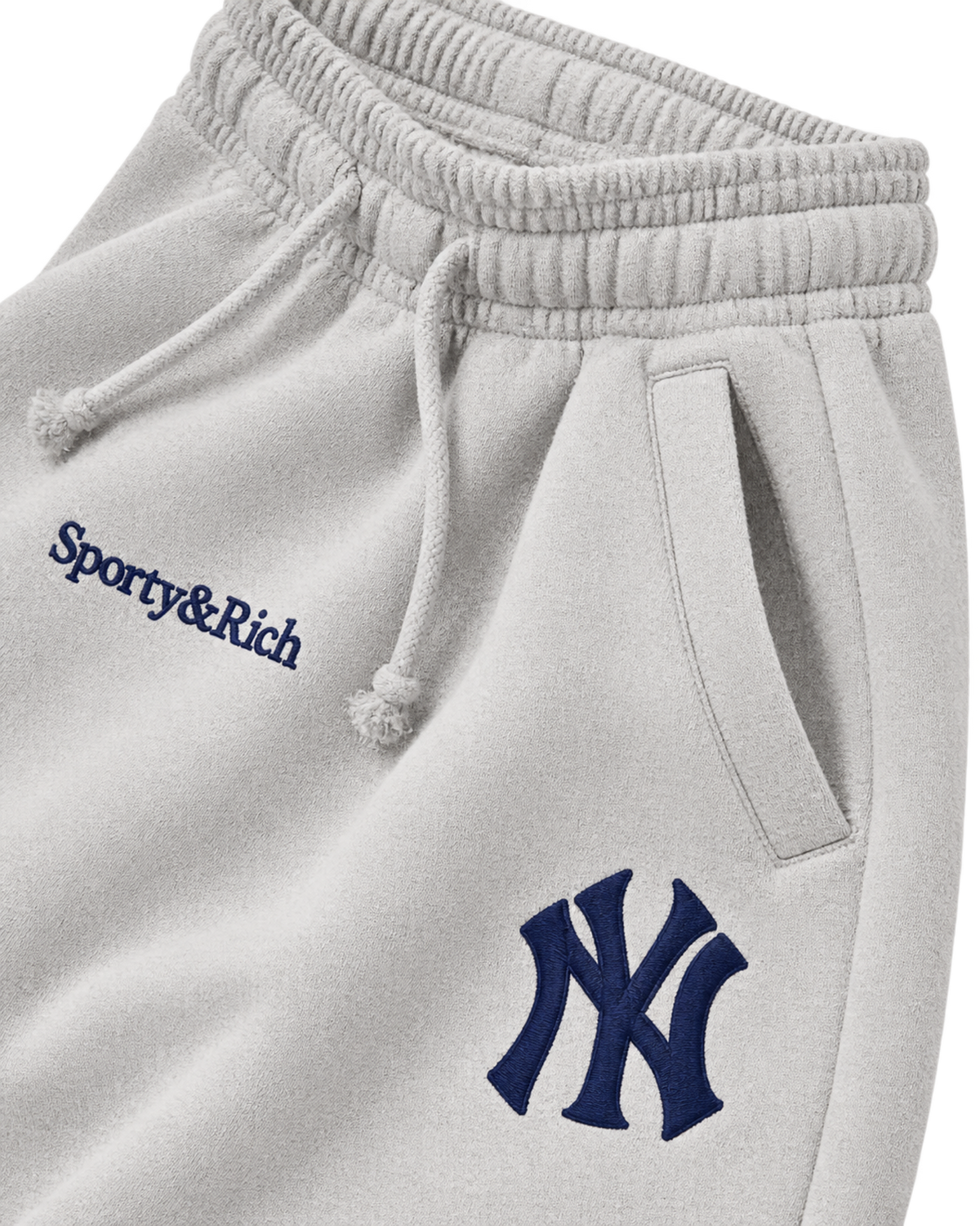 Heritage Yankees Serif Sweatpant - Heather Gray/Navy