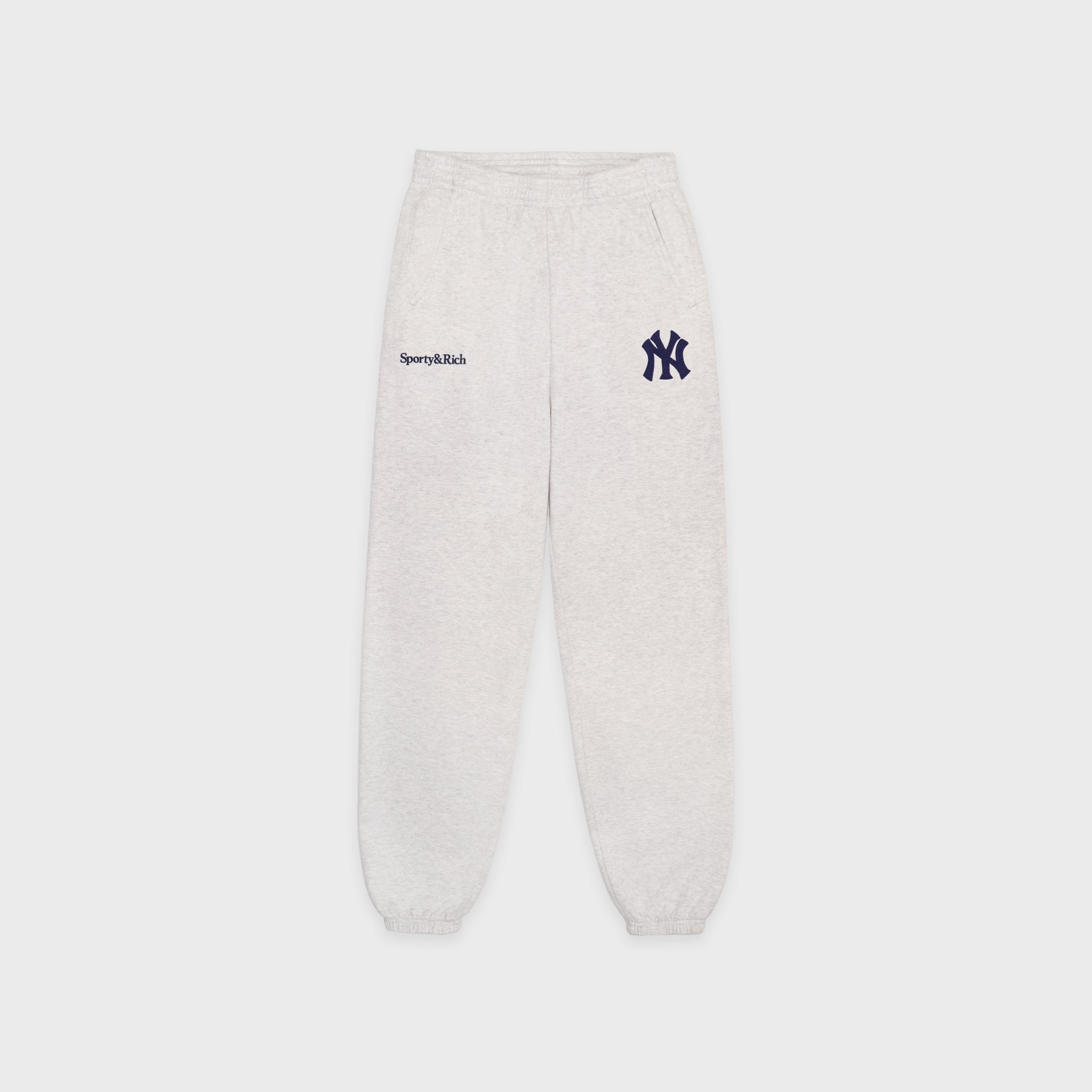 Heritage Yankees Serif Sweatpant - Heather Gray/Navy