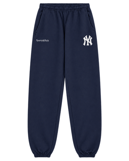 Heritage Yankees Serif Sweatpant - Navy/White
