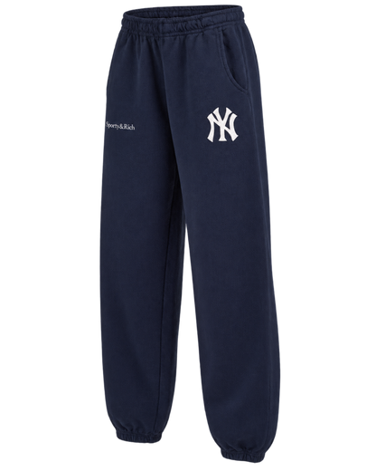 Heritage Yankees Serif Sweatpant - Navy/White