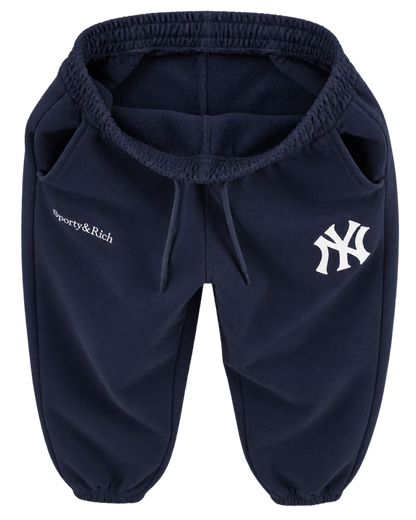 Heritage Yankees Serif Sweatpant - Navy/White