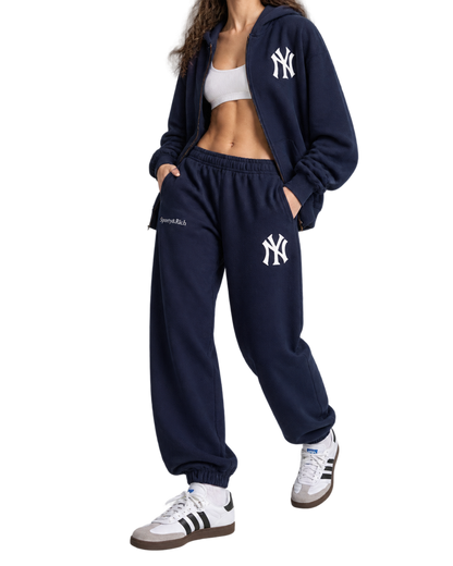 Heritage Yankees Serif Sweatpant - Navy/White