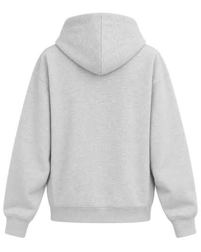 Heritage Yankees Serif Zip Hoodie - Heather Gray/Navy