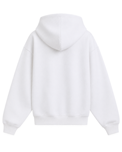 Heritage Yankees Serif Zip Hoodie - White/Navy
