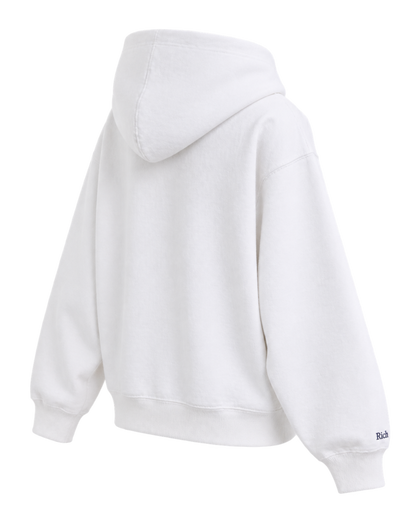 Heritage Yankees Serif Zip Hoodie - White/Navy