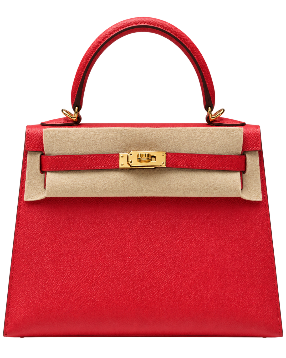 Hermes Kelly 25 Rouge Radieux Epsom GHW