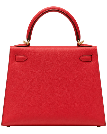 Hermes Kelly 25 Rouge Radieux Epsom GHW