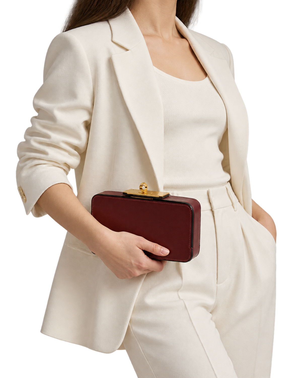 Hermes Sanglons Clutch Rouge