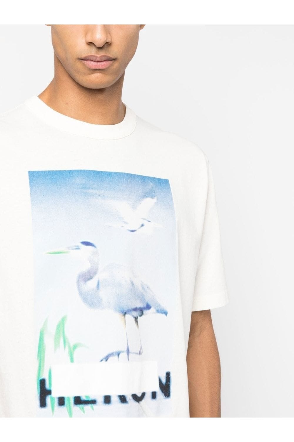 Heron Preston Censored Heron Printed T-Shirt in White