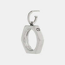 Hex Nut Single Earring