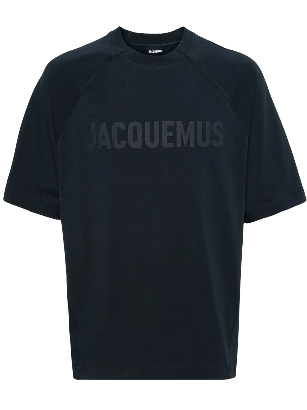 Jacquemus Le T-Shirt Typo Dark Blue