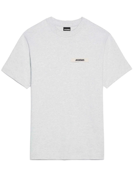 Jacquemus Le Gros Grain Logo T-Shirt Grey