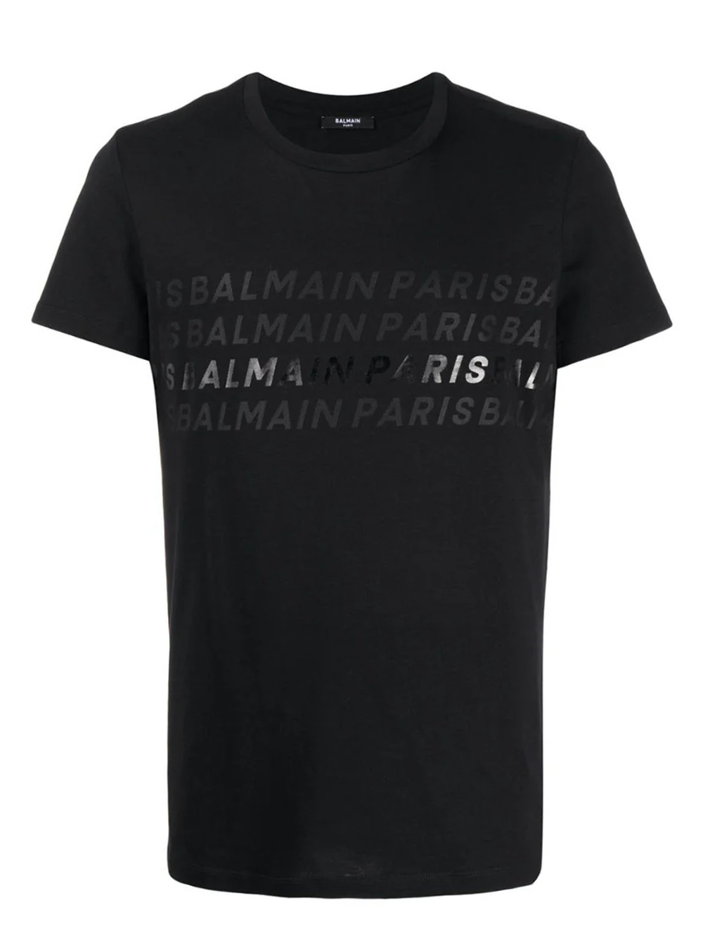 Balmain Paris Multi Logo Black T-Shirt