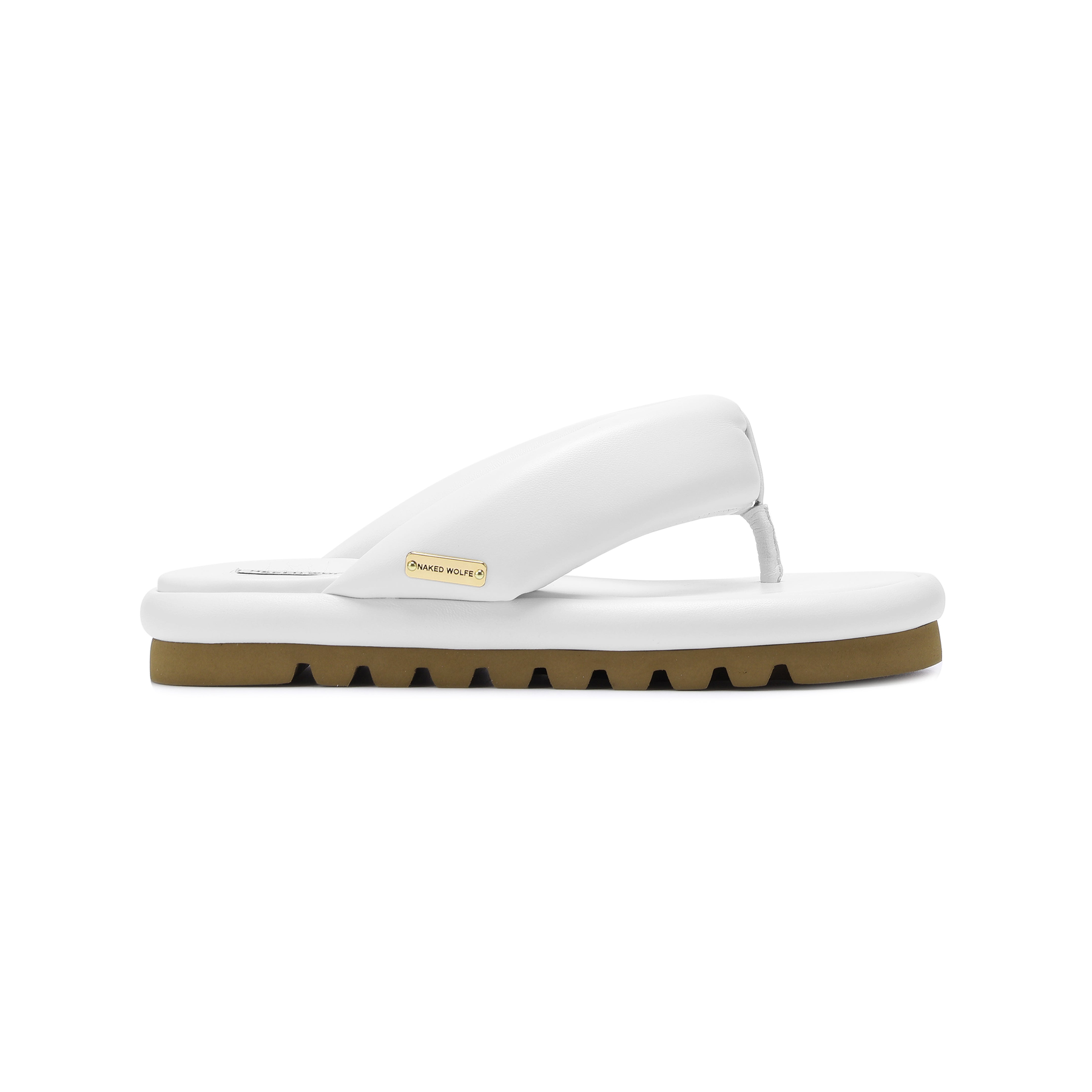 Hilary White Leather