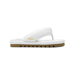 Hilary White Leather