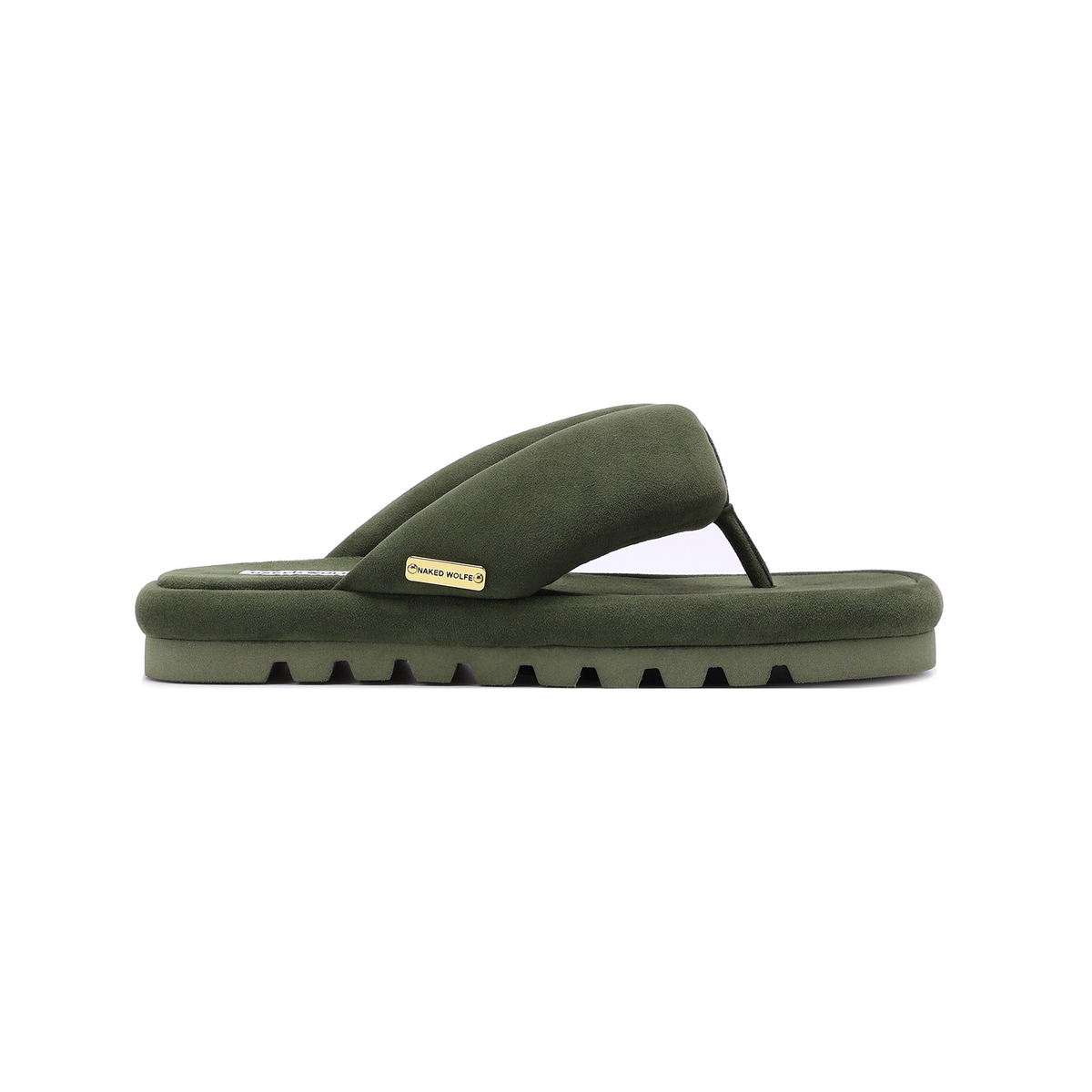 Hilary Olive Suede