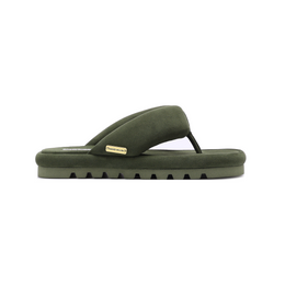 Hilary Olive Suede