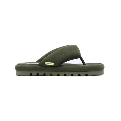 Hilary Olive Suede