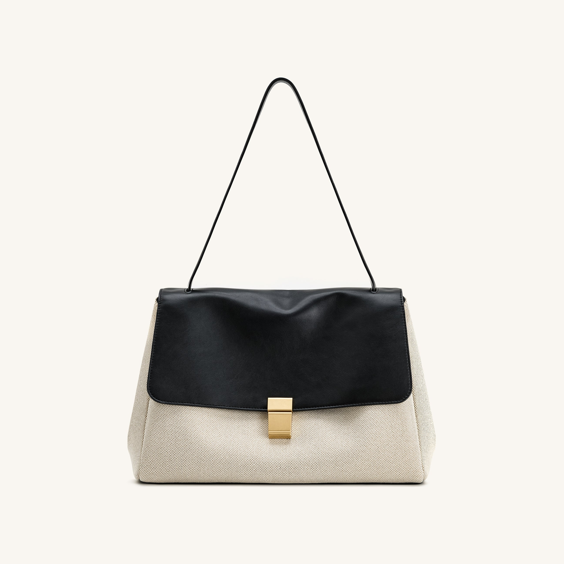 Hilary Shoulder Bag - Black Canvas