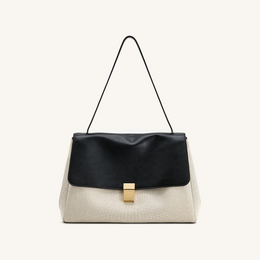 Hilary Shoulder Bag - Black Canvas