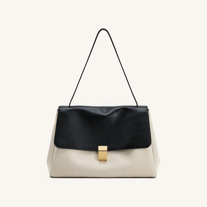 Hilary Shoulder Bag - Black Canvas