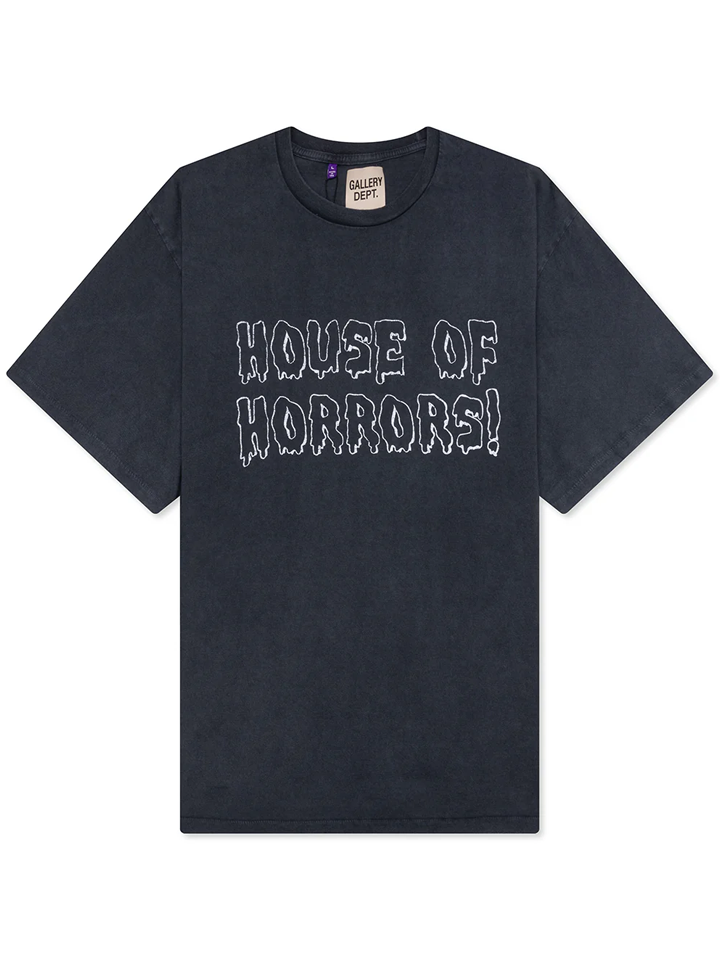 Gallery Dept Horrors T-Shirt in Vintage Black
