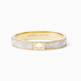 Hole Punch Spade Hinge Bangle