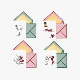 Holiday Party Assorted Holiday Cards Set