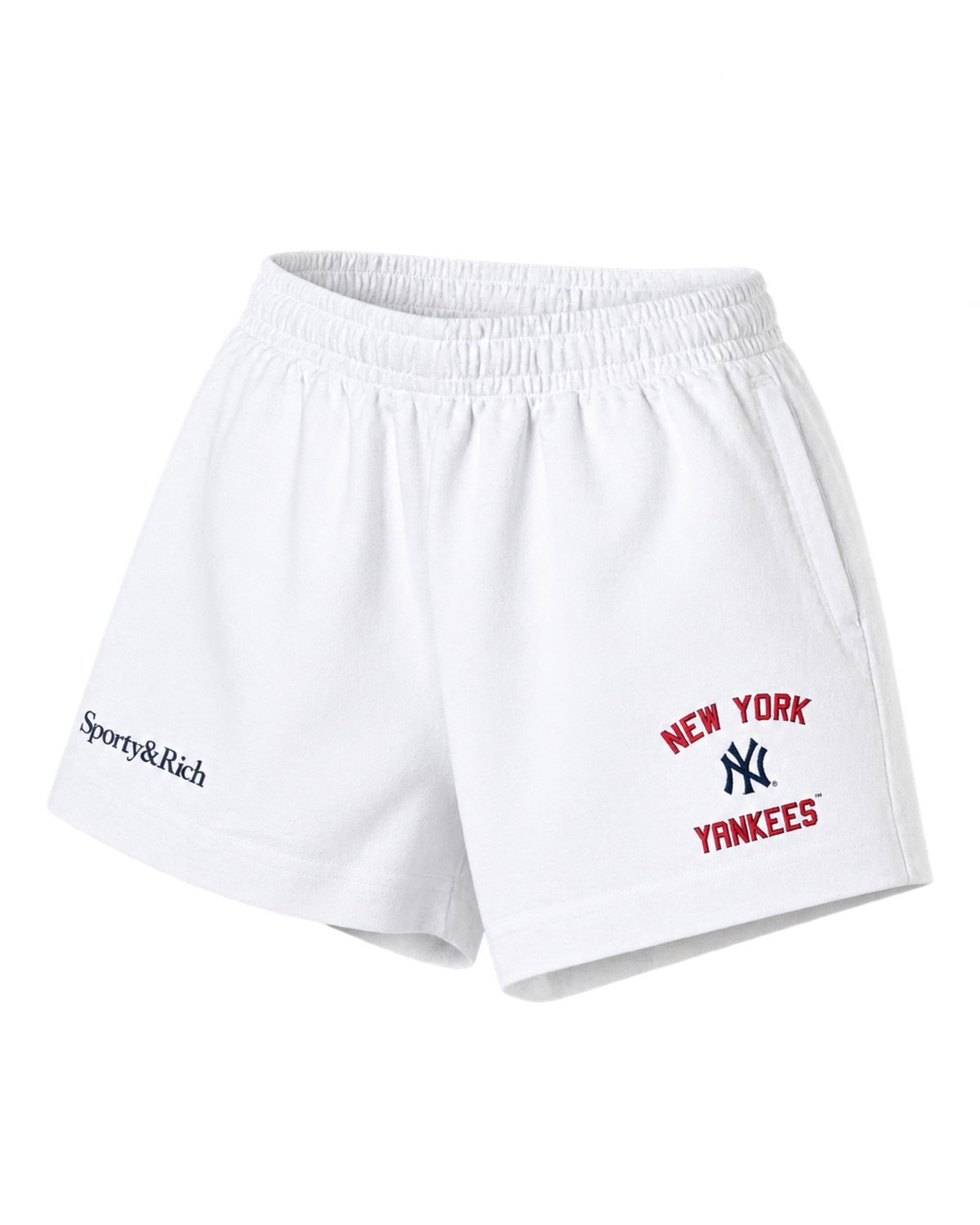 Homerun Disco Short - White/Navy/Red